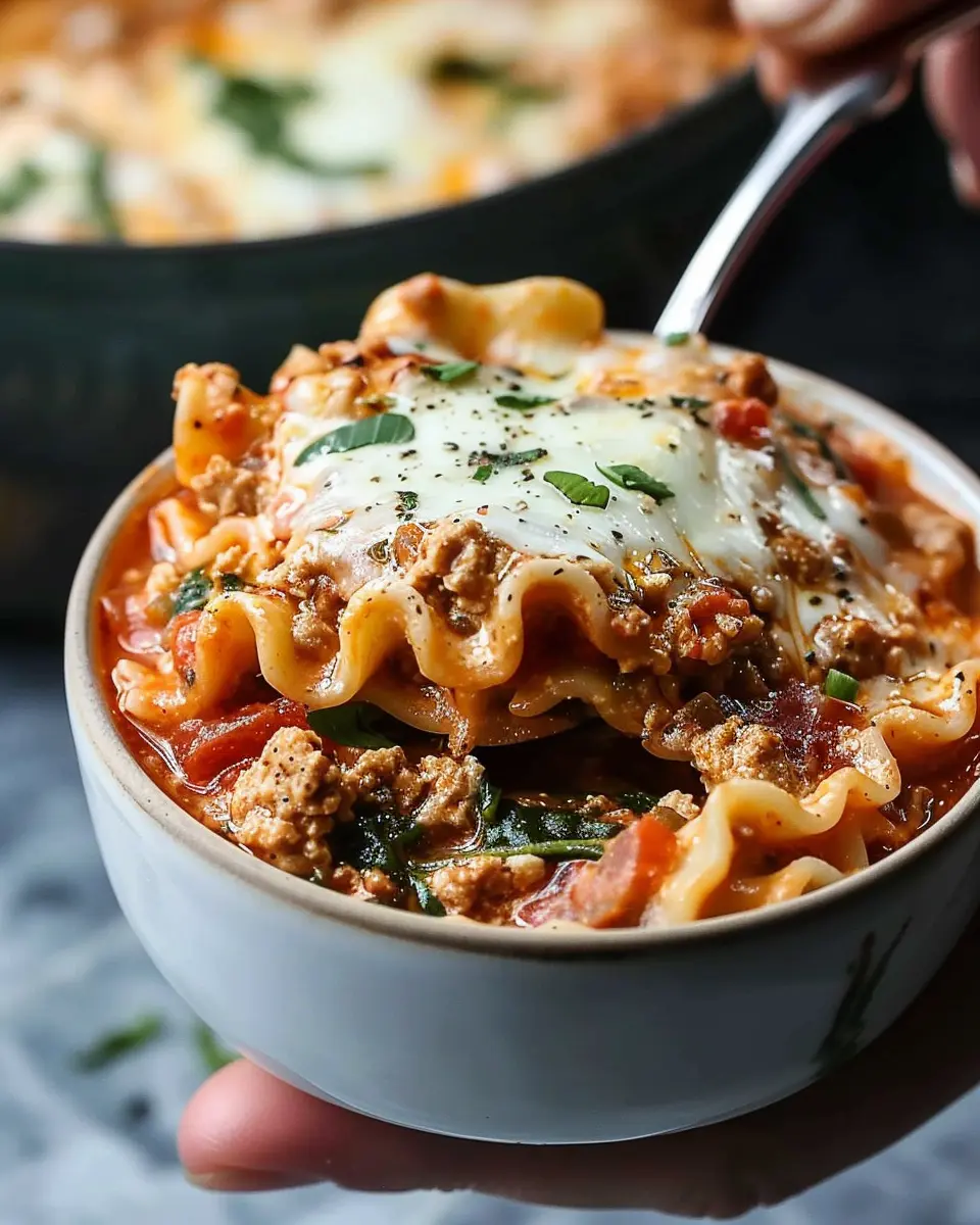 Instant Pot Lasagna Soup: Easy Comfort Food with Turkey Bacon