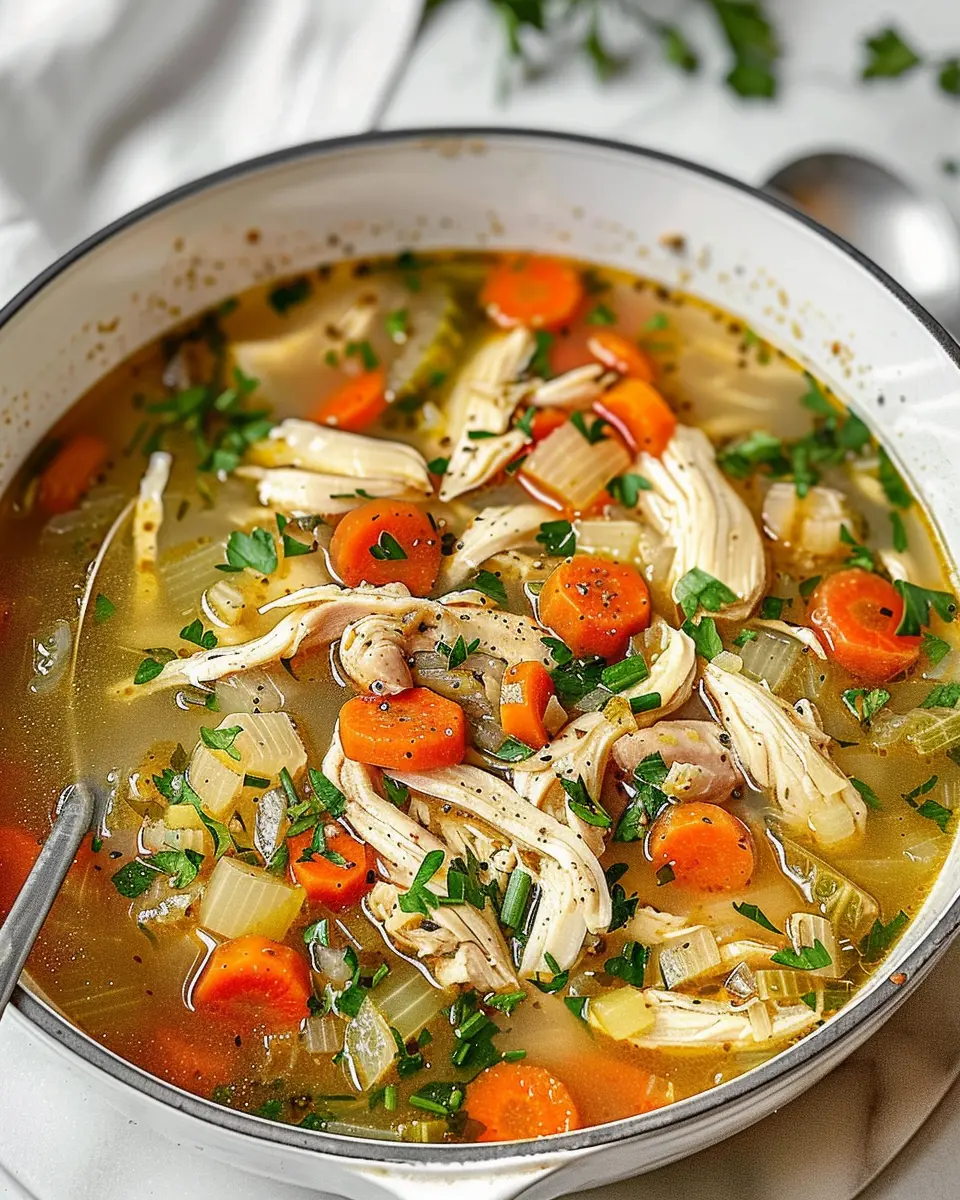 Chicken Soup Bliss: Easy Comfort Food for Your Soul