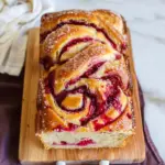 Raspberry Swirl Brioche Loaf Recipe