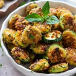 Crispy Zucchini Garlic Bites