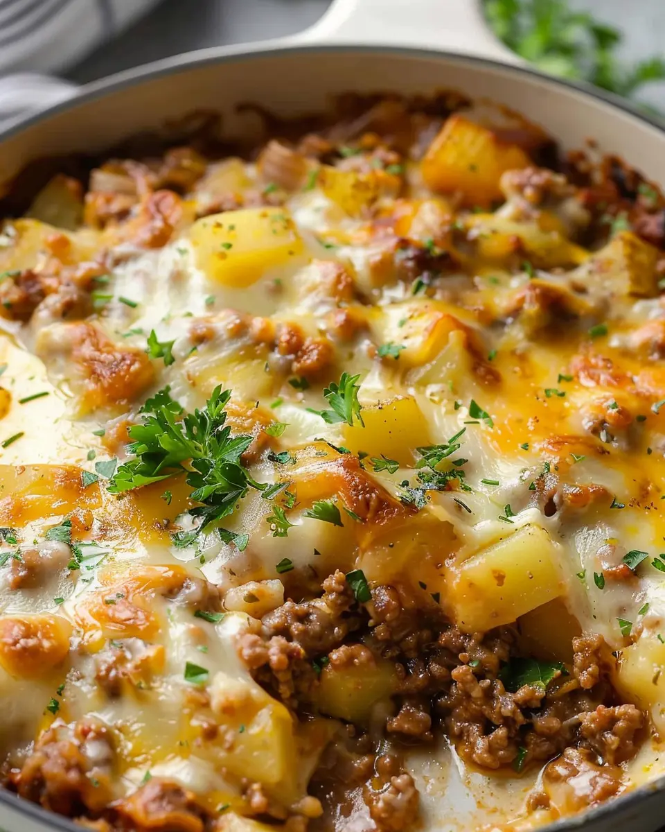 Cheesy Ground Beef Casserole: A Cozy Comfort Food Delight