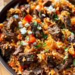 Steak Queso Rice